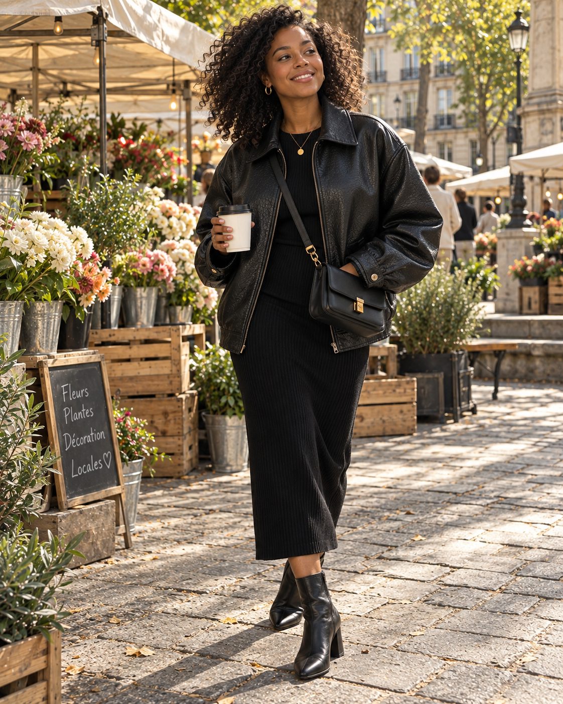 The Valen Leather Jacket editorial styling inspiration, look 3